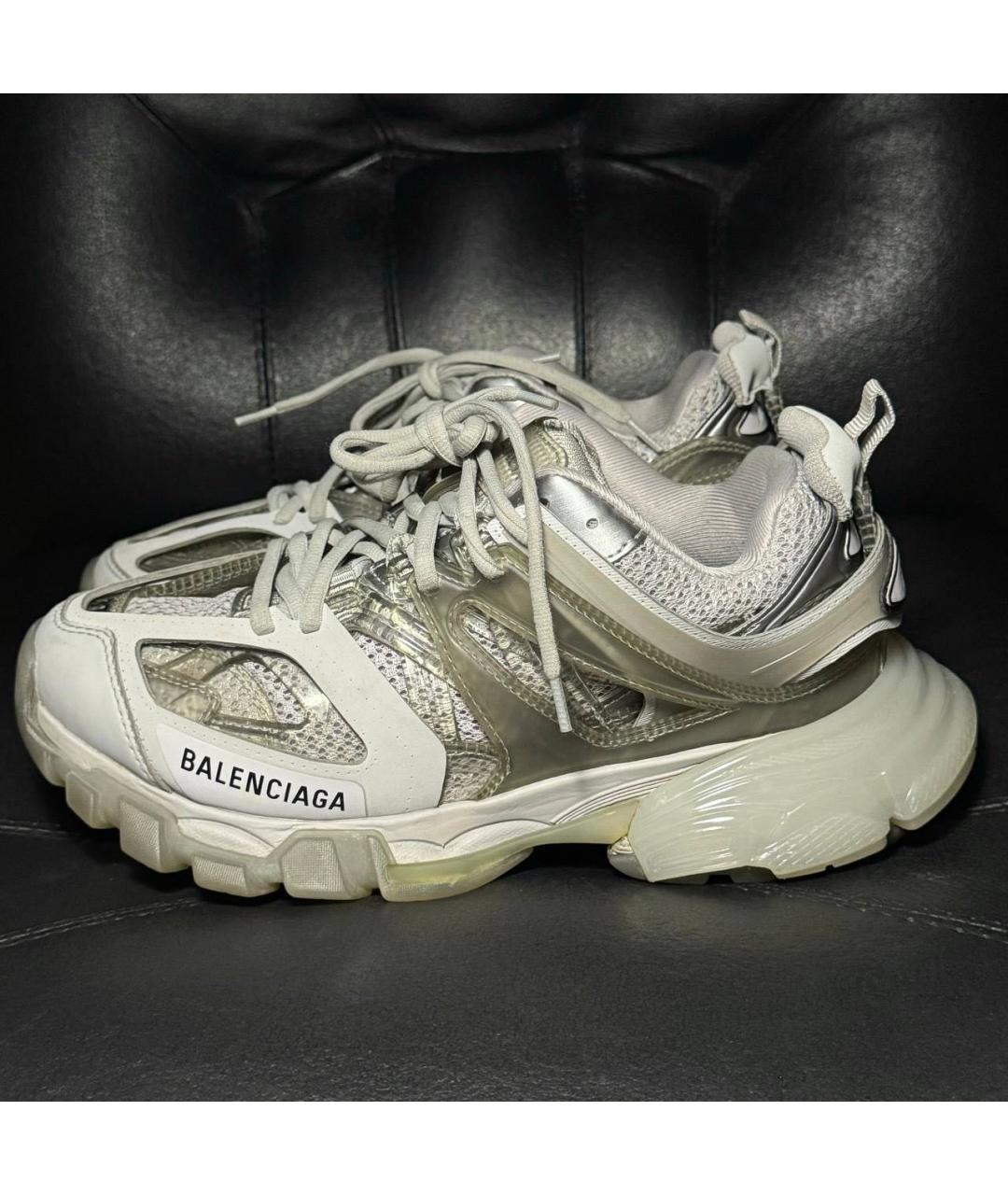 BALENCIAGA Серые текстильные кроссовки, фото 3