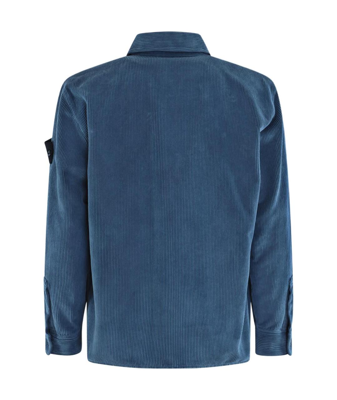 STONE ISLAND Синяя классическая рубашка, фото 2