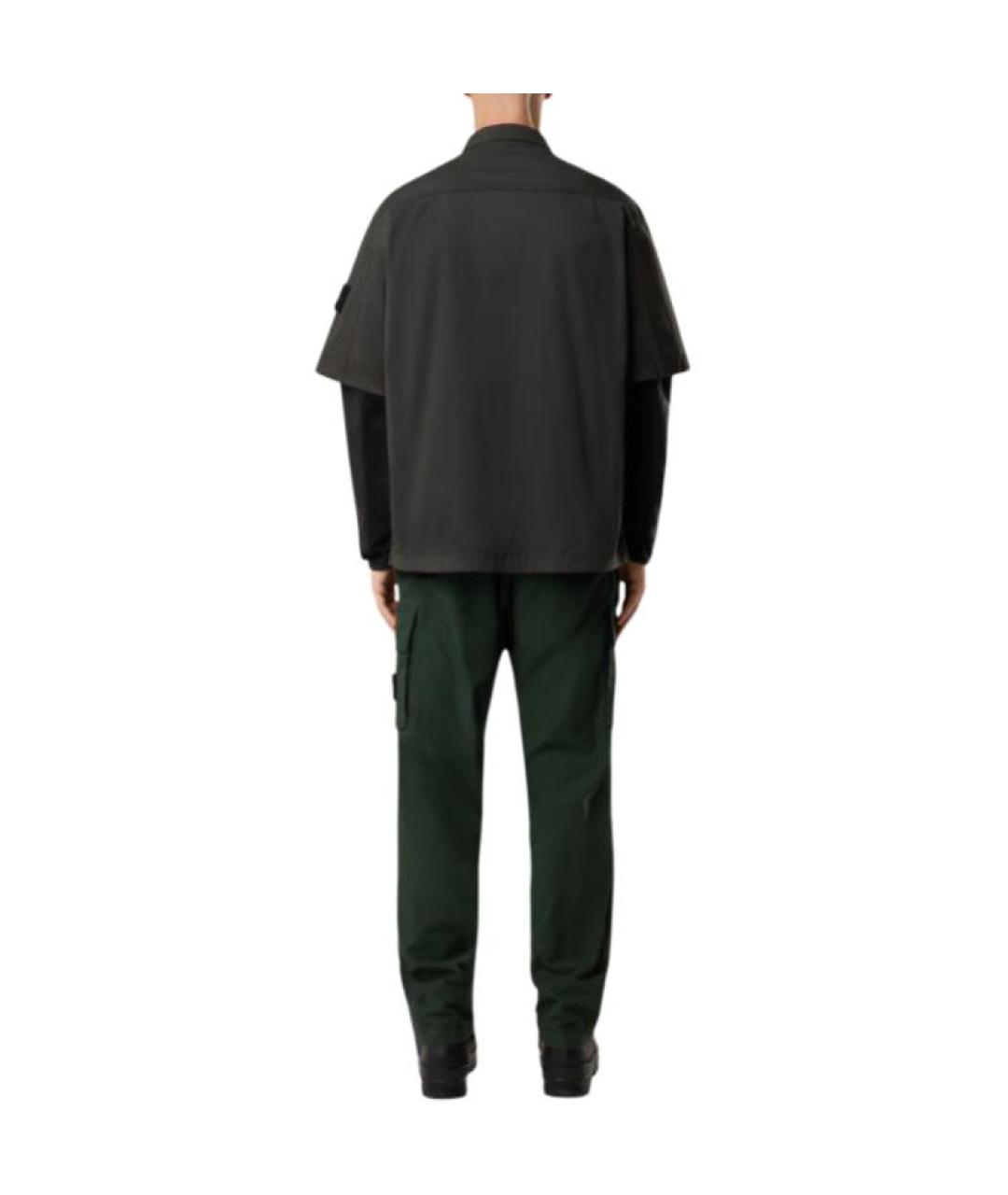STONE ISLAND Серая классическая рубашка, фото 4