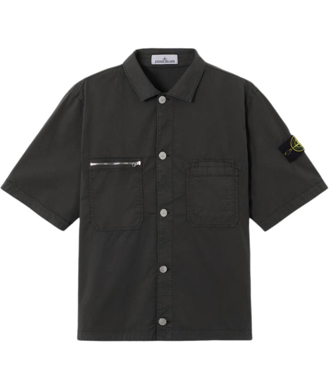 STONE ISLAND Серая классическая рубашка, фото 1