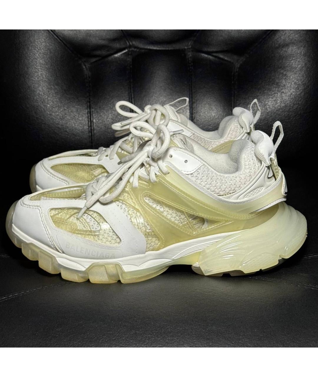 BALENCIAGA Серые текстильные низкие кроссовки / кеды, фото 3