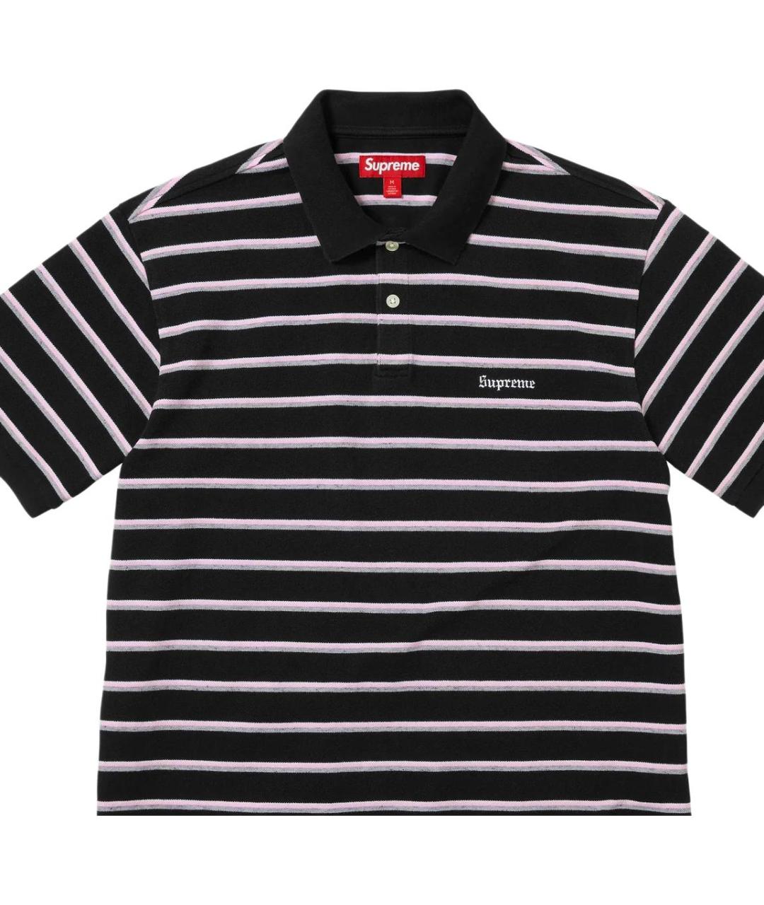 SUPREME Черная футболка, фото 2