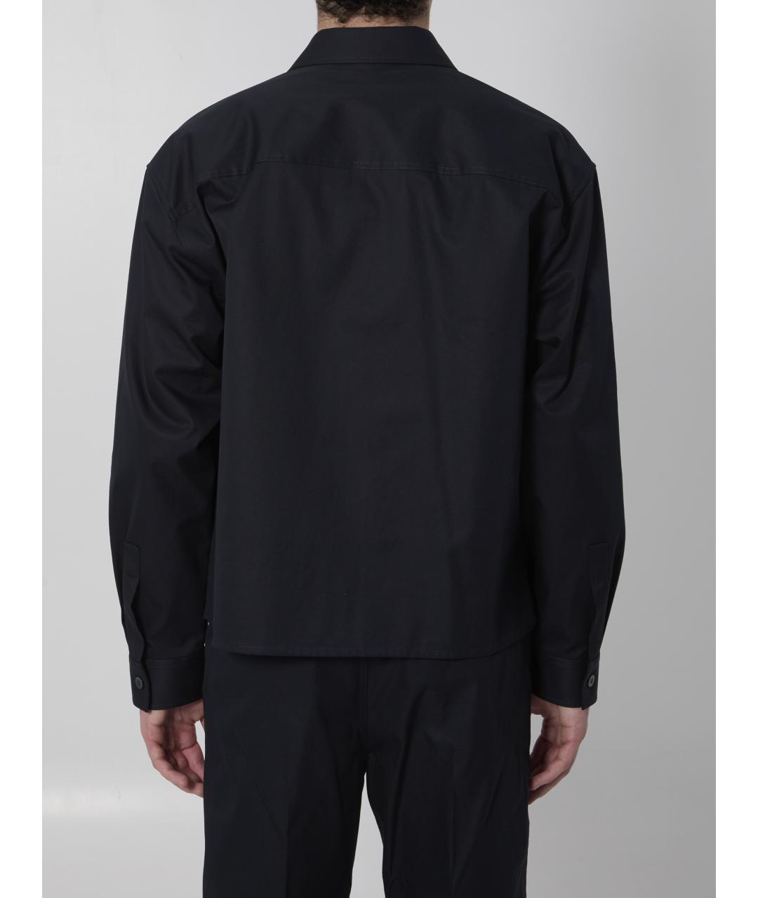 GUCCI Темно-синяя хлопковая куртка, фото 4