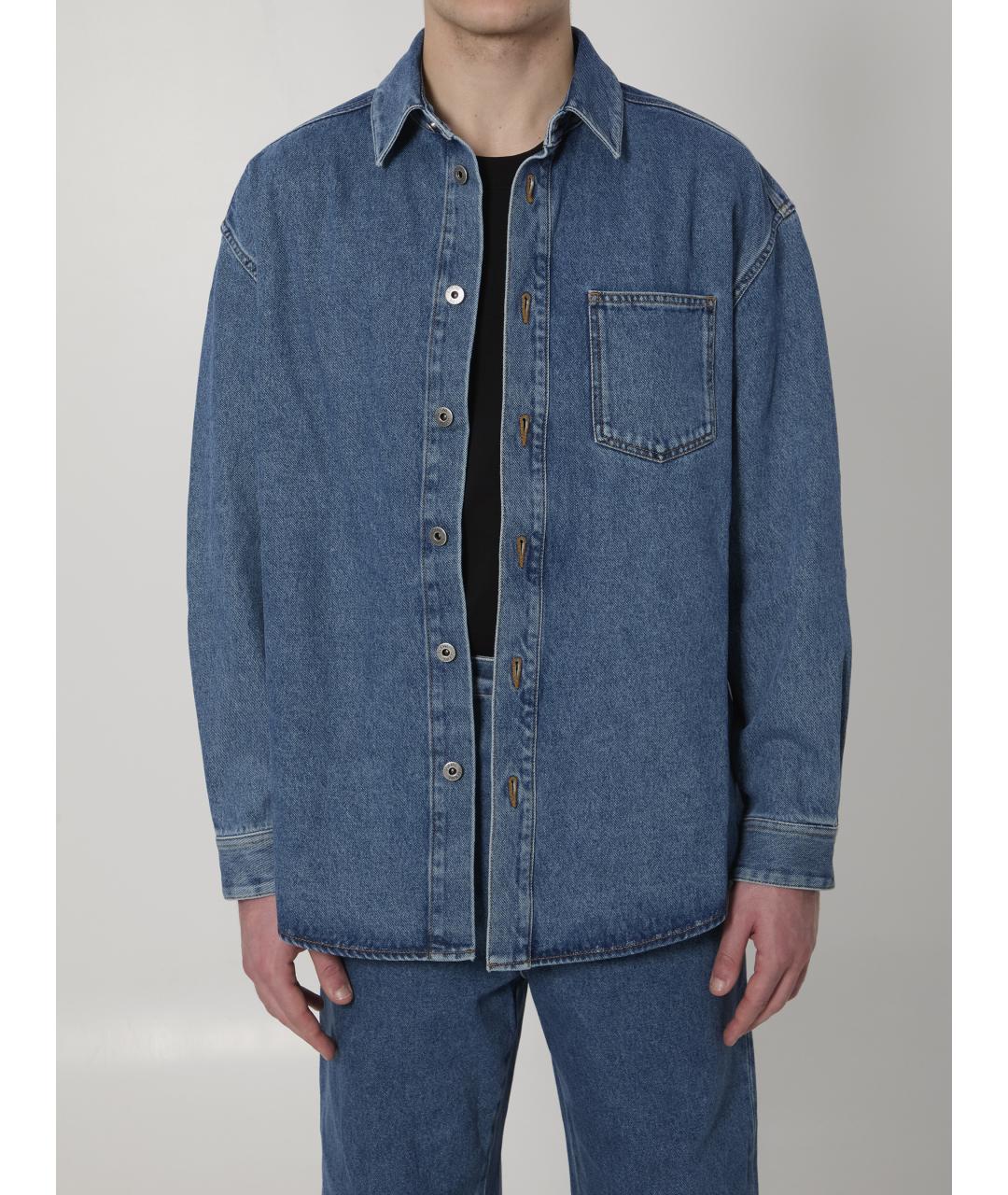 LOEWE Синяя хлопковая куртка, фото 6