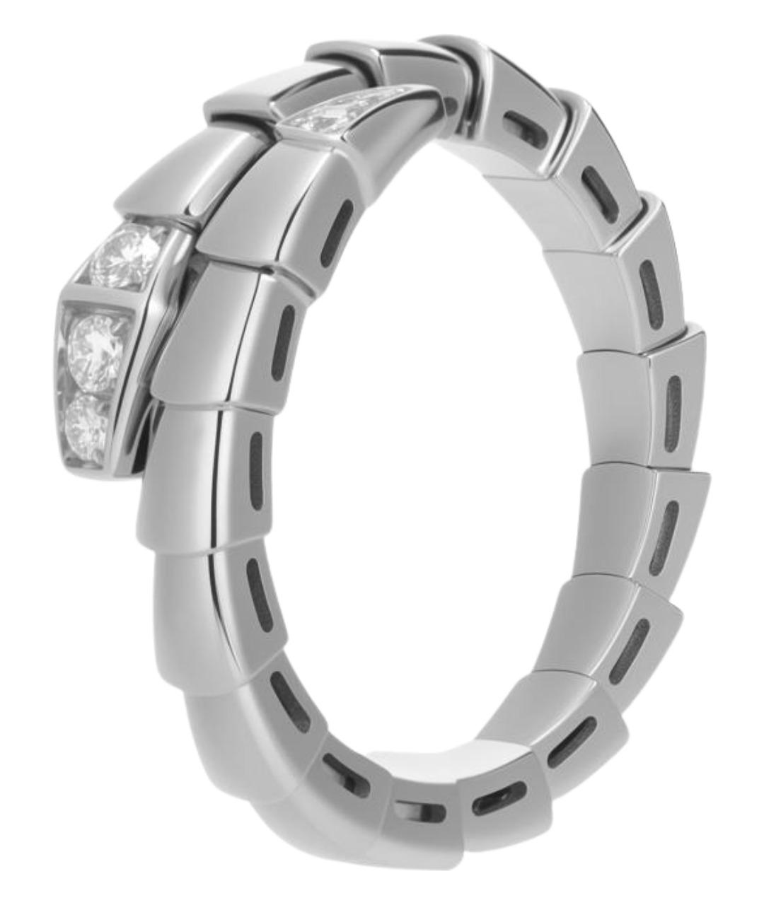 BVLGARI Серебряное кольцо из белого золота, фото 1