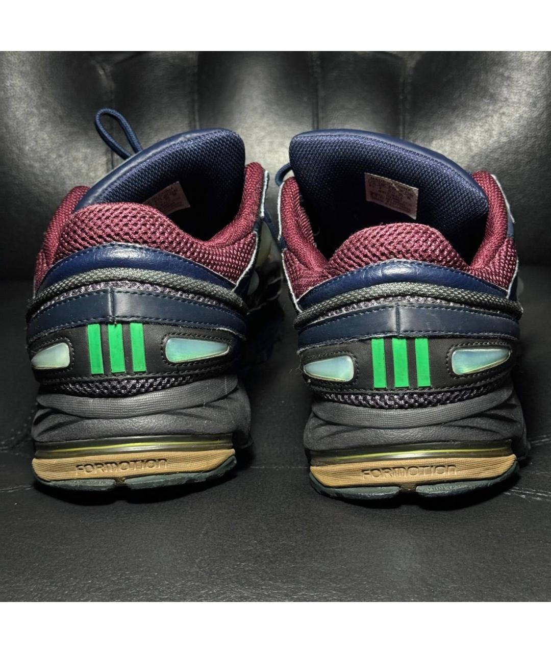 ADIDAS X RAF SIMONS Красные текстильные высокие кроссовки / кеды, фото 2