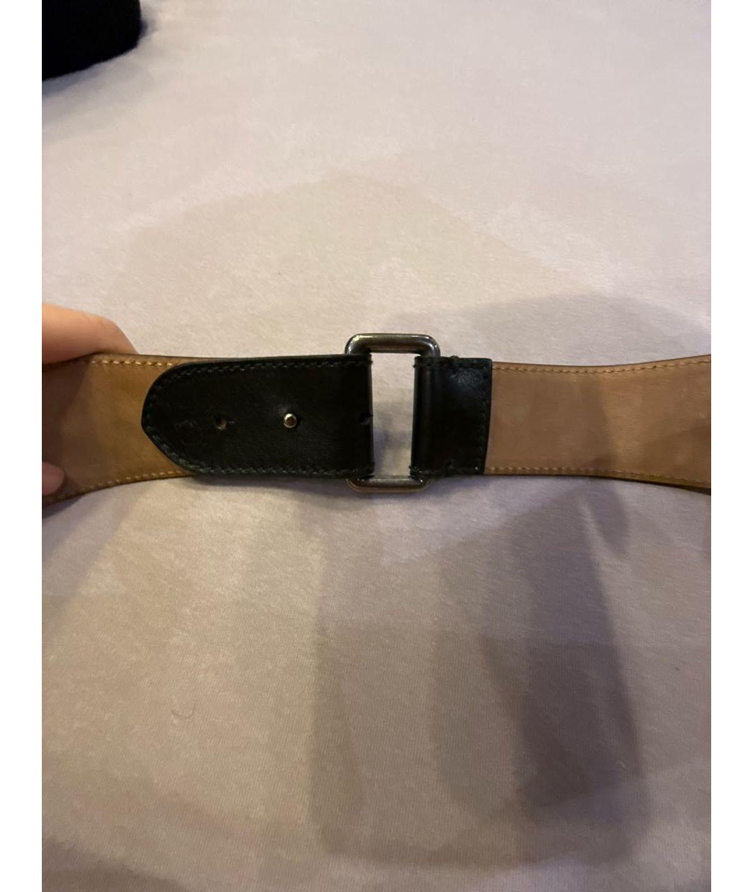 ALAIA Черный кожаный ремень, фото 5