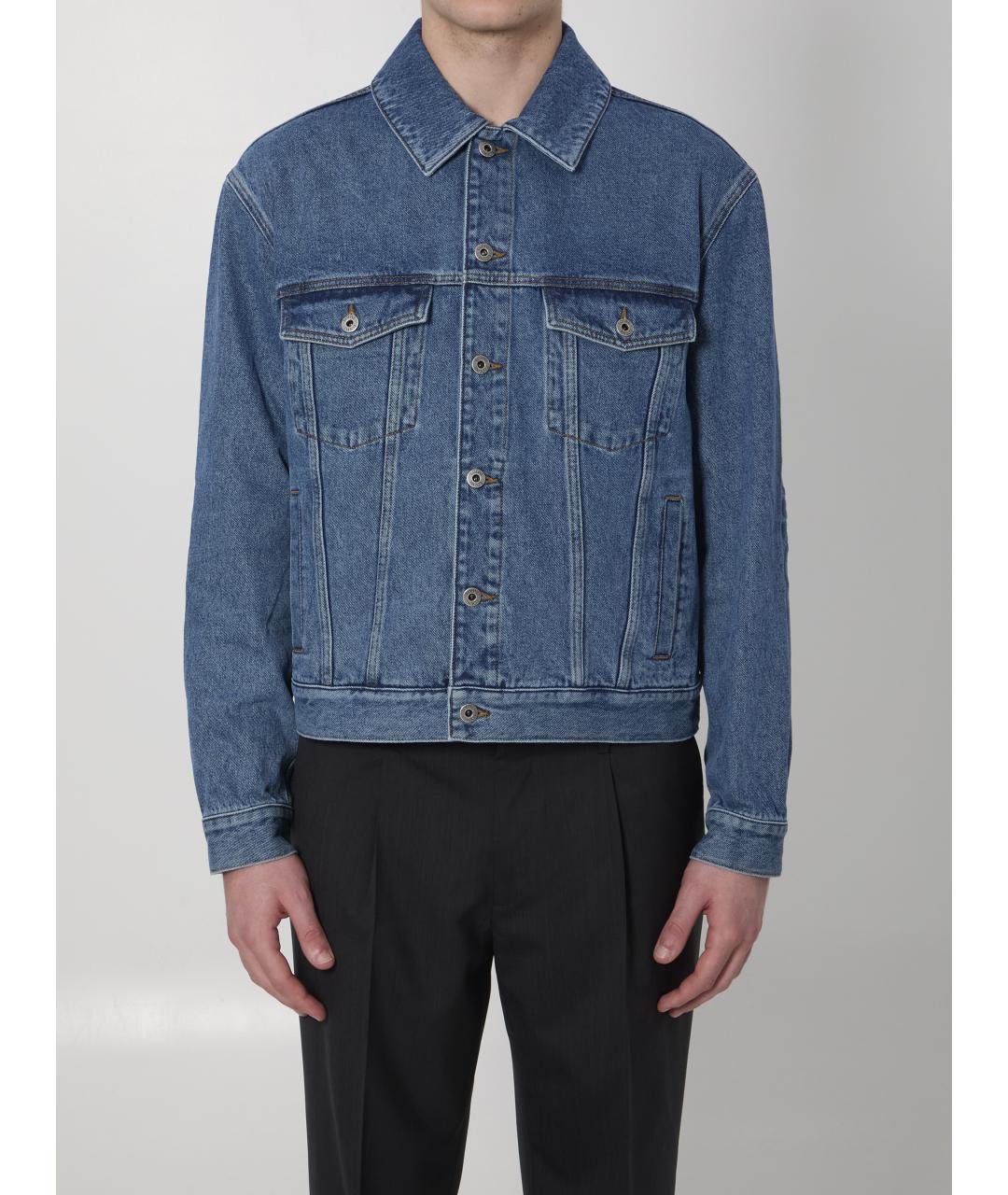 LOEWE Синяя хлопковая куртка, фото 5