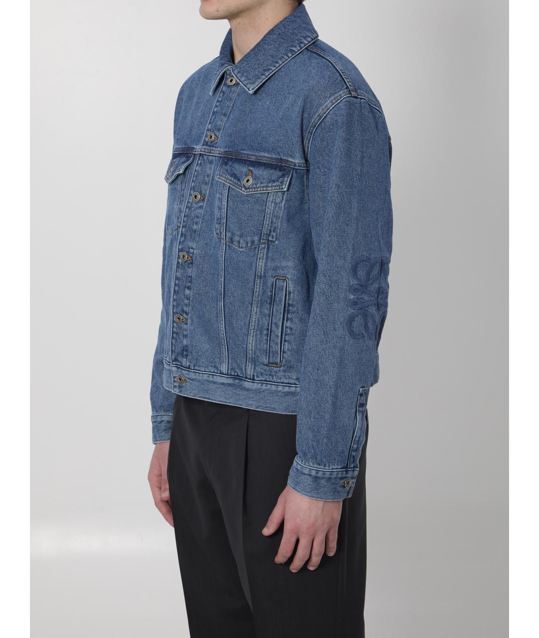 LOEWE Синяя хлопковая куртка, фото 2