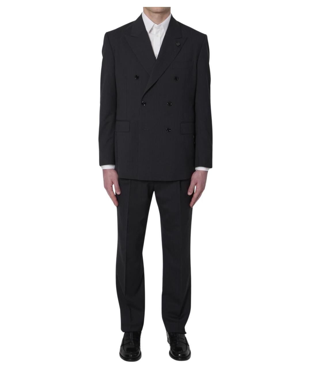 LARDINI Серый классический костюм, фото 1