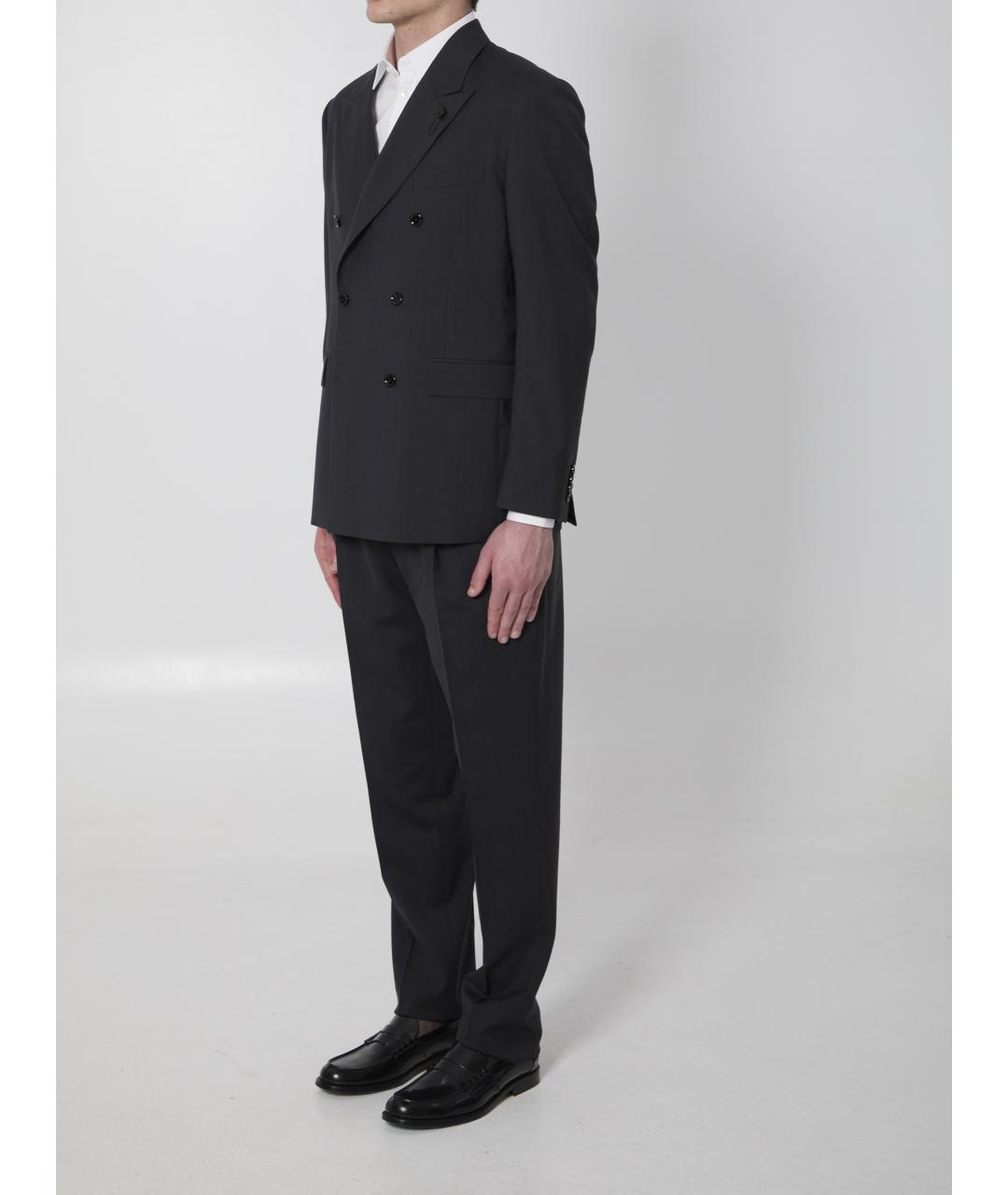 LARDINI Серый классический костюм, фото 2