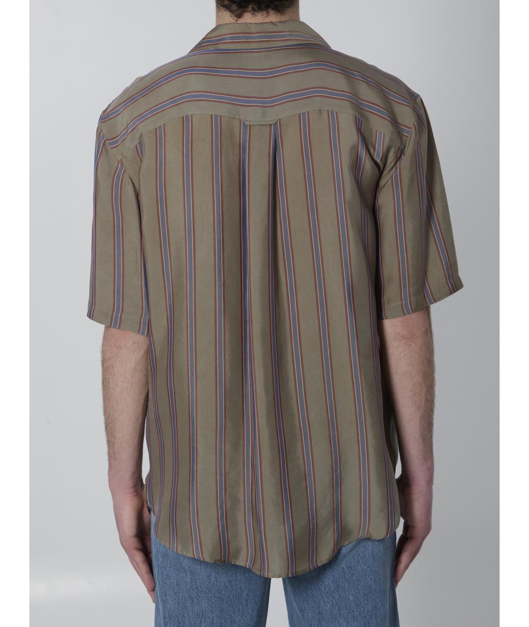 SAINT LAURENT Мульти хлопковая кэжуал рубашка, фото 5