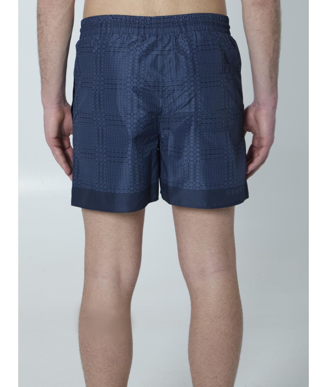 GUCCI Синие полиэстеровые плавки, фото 5