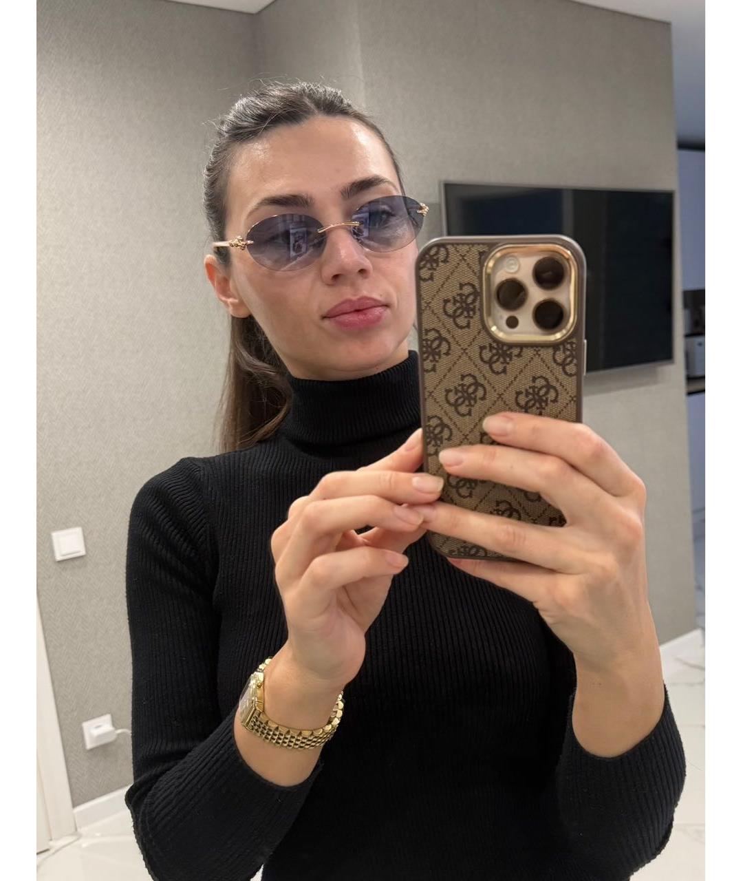 TIFFANY&CO Синие солнцезащитные очки, фото 3