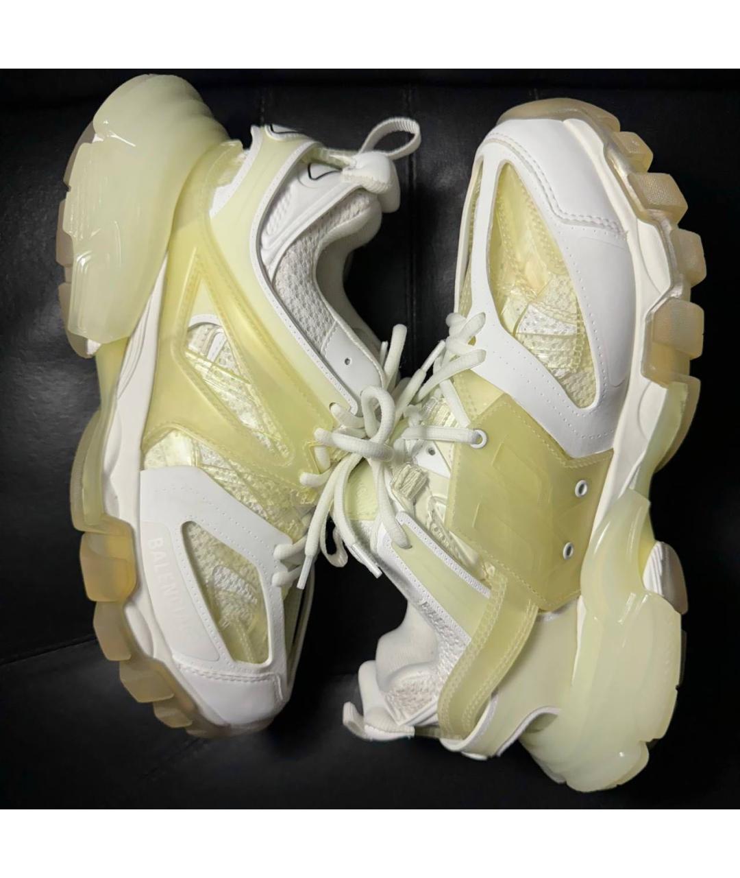 BALENCIAGA Бежевые текстильные кроссовки, фото 4