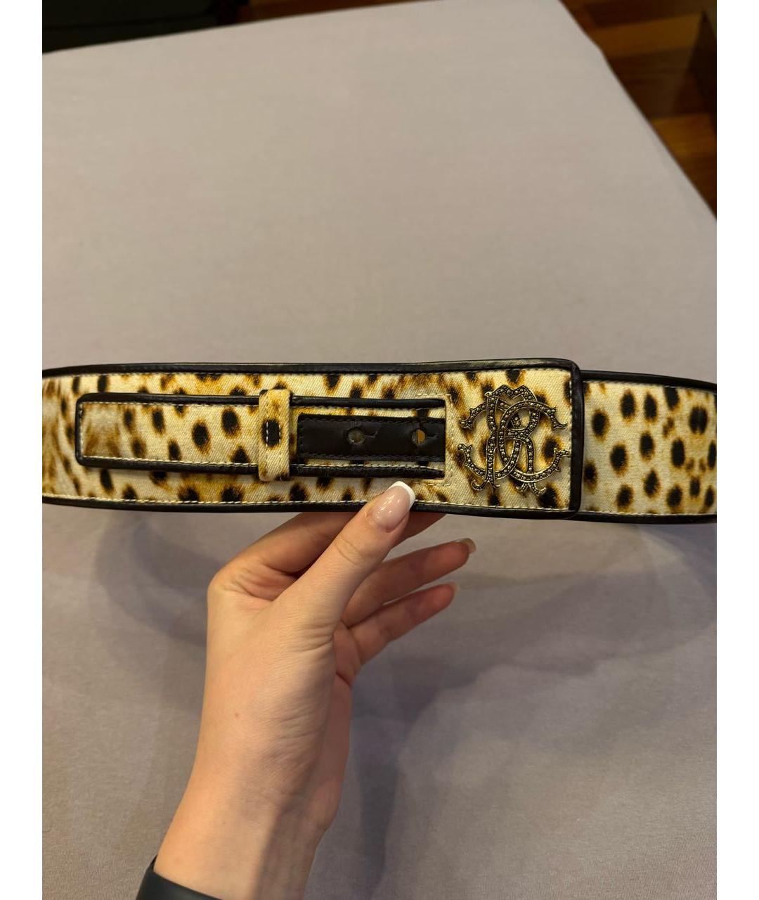 ROBERTO CAVALLI Кожаный ремень, фото 5