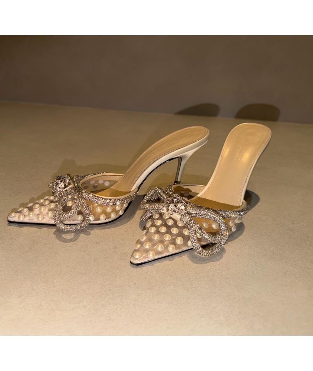 MACH&MACH Белые мюли, фото 4