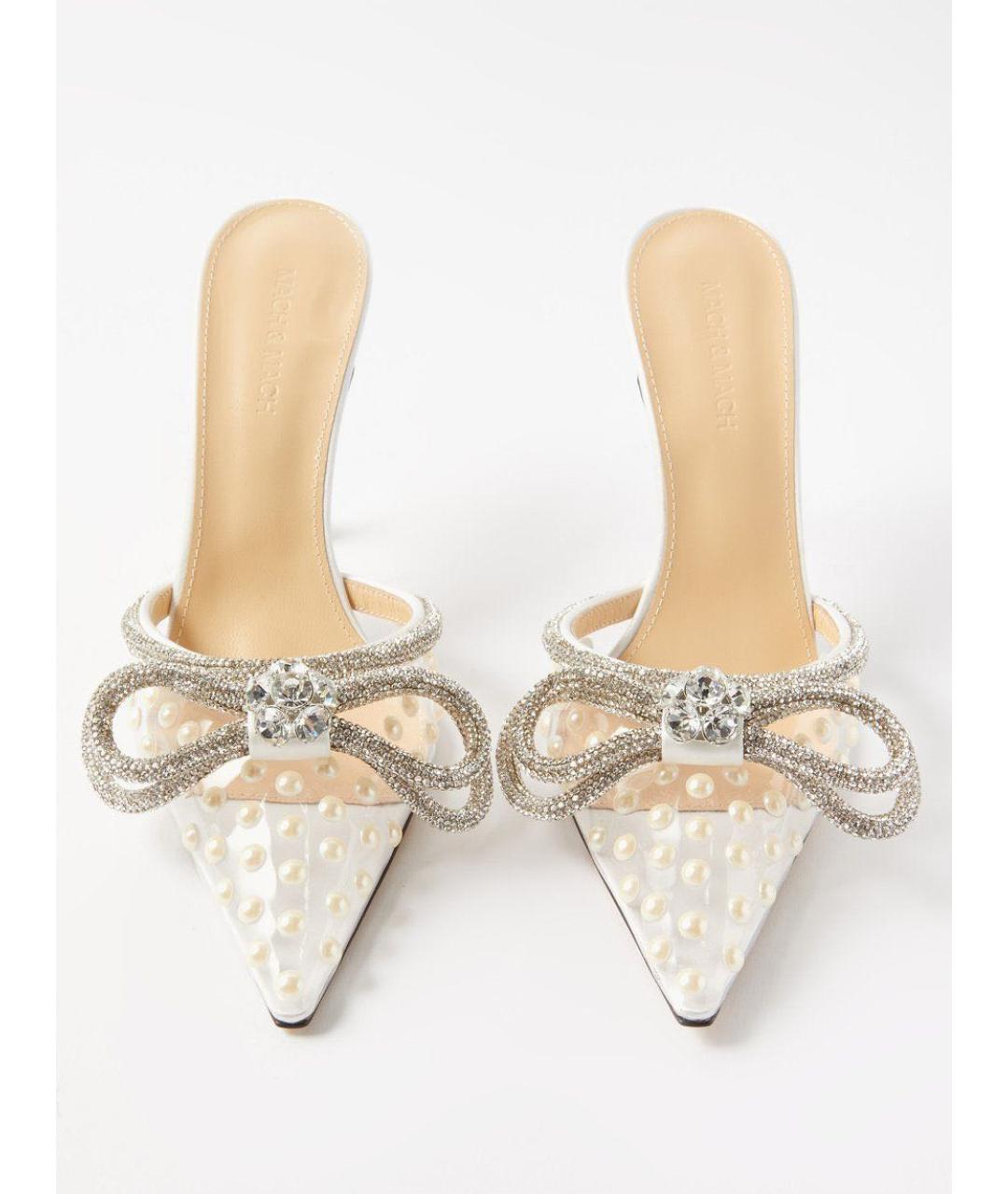 MACH&MACH Белые мюли, фото 2