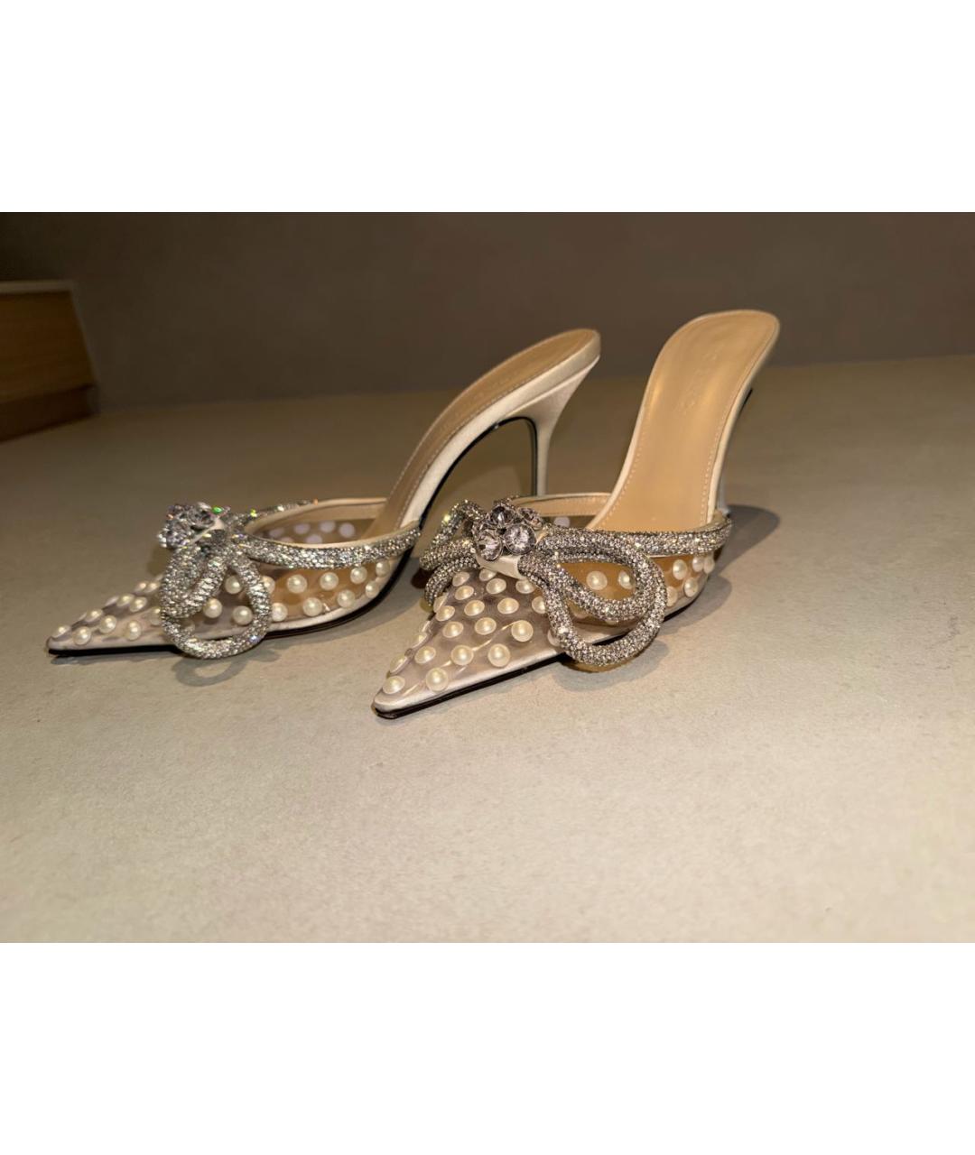 MACH&MACH Белые мюли, фото 7