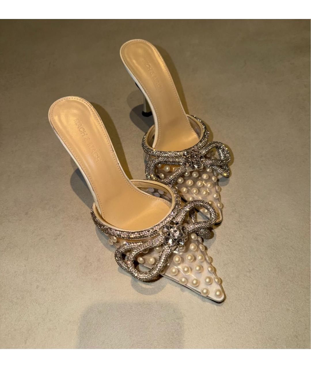 MACH&MACH Белые мюли, фото 8