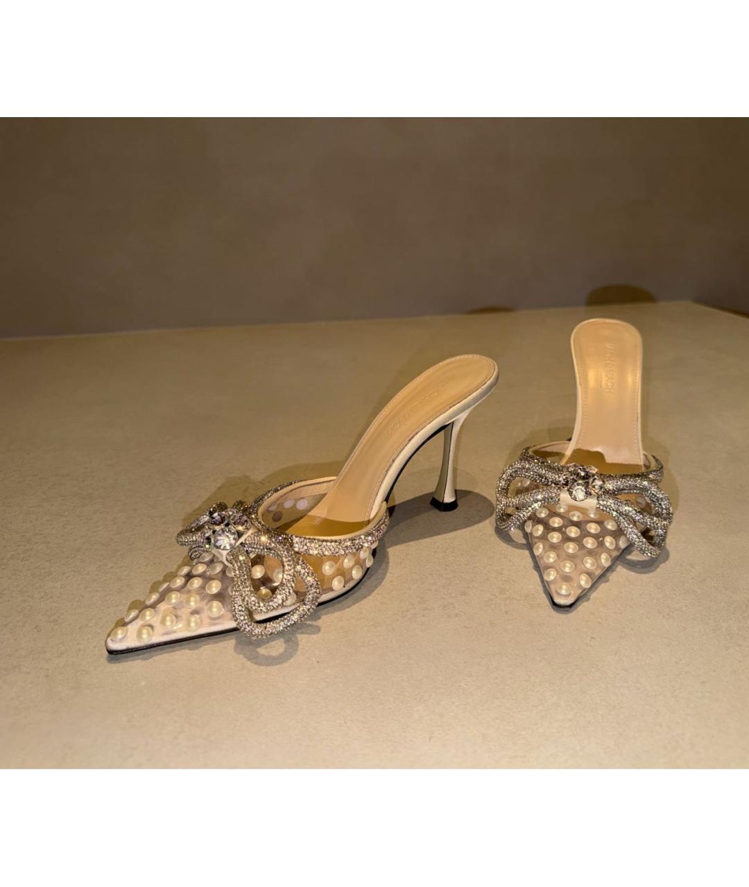 MACH&MACH Белые мюли, фото 5