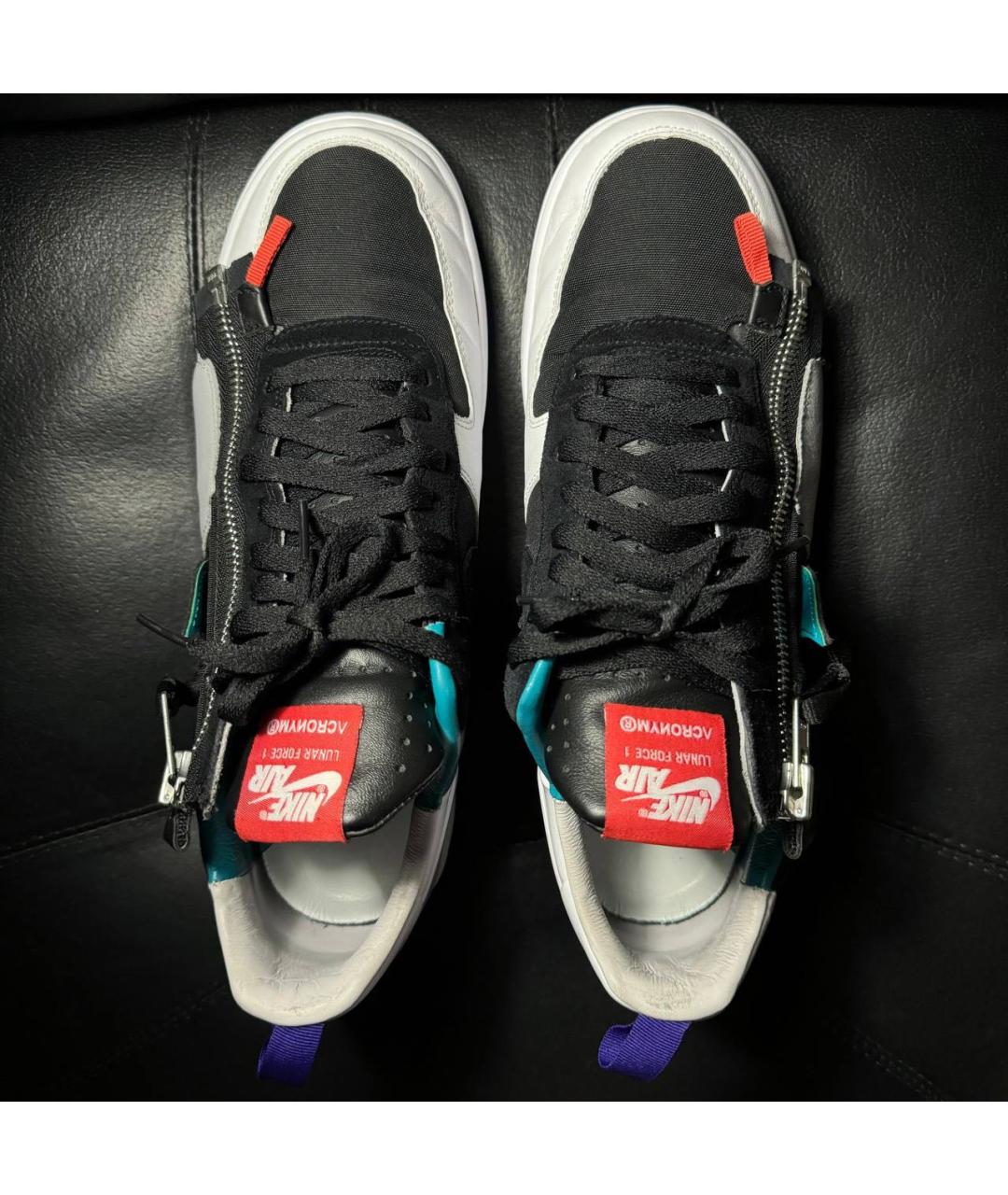 ACRONYM® Черные текстильные низкие кроссовки / кеды, фото 7