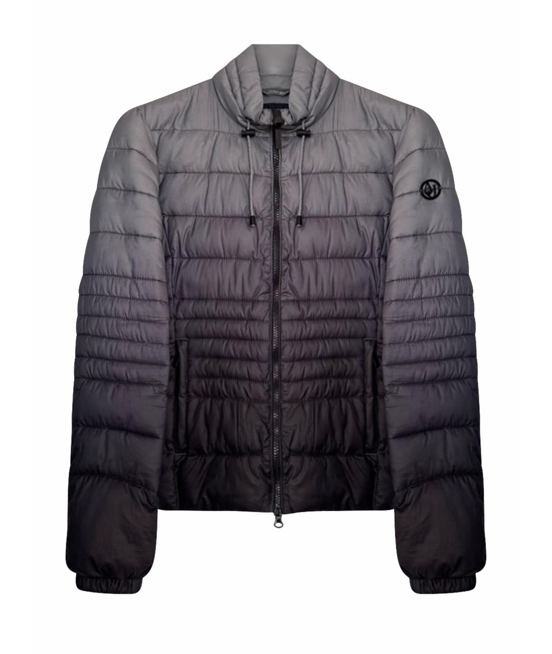 ARMANI JEANS Серая полиэстеровая куртка, фото 1