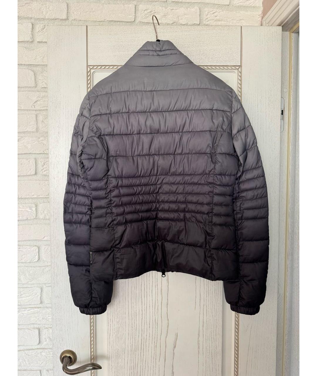 ARMANI JEANS Серая полиэстеровая куртка, фото 2