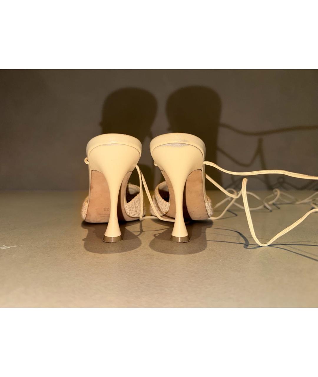 MAGDA BUTRYM Бежевые босоножки, фото 7