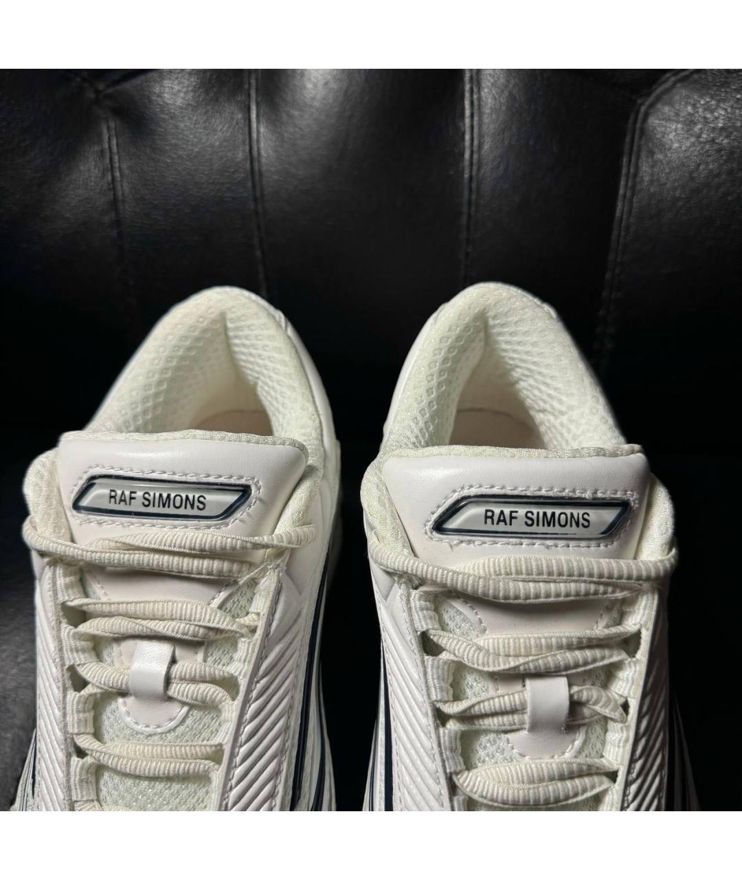 RAF SIMONS Белые текстильные кроссовки, фото 8