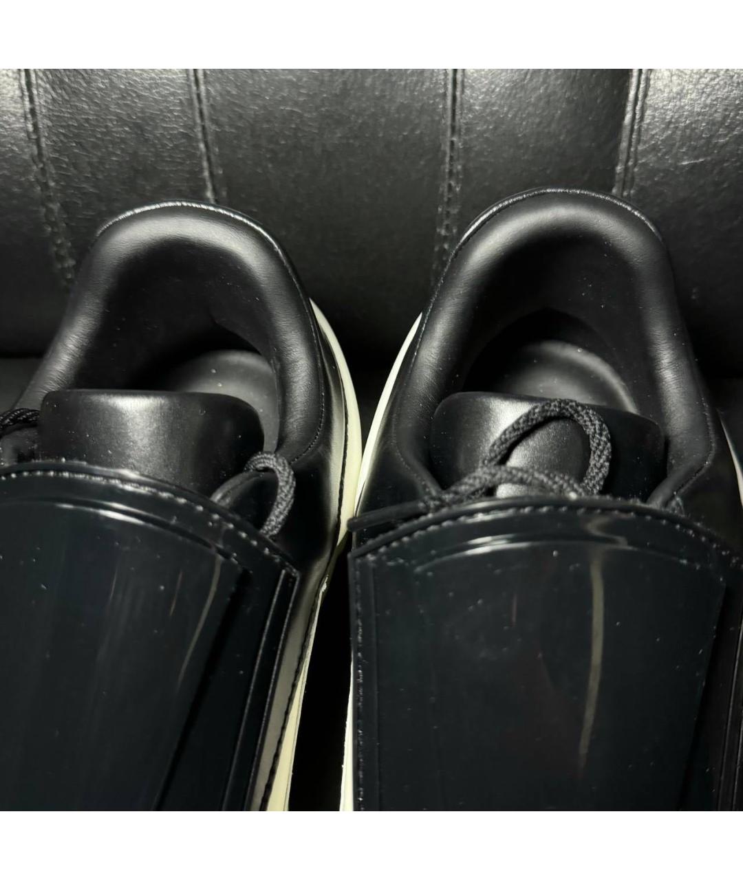 RAF SIMONS Белые текстильные низкие кроссовки / кеды, фото 8