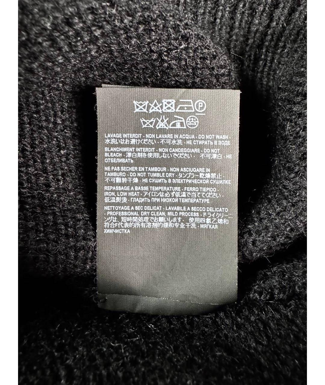 SAINT LAURENT Черный шерстяной джемпер / свитер, фото 7