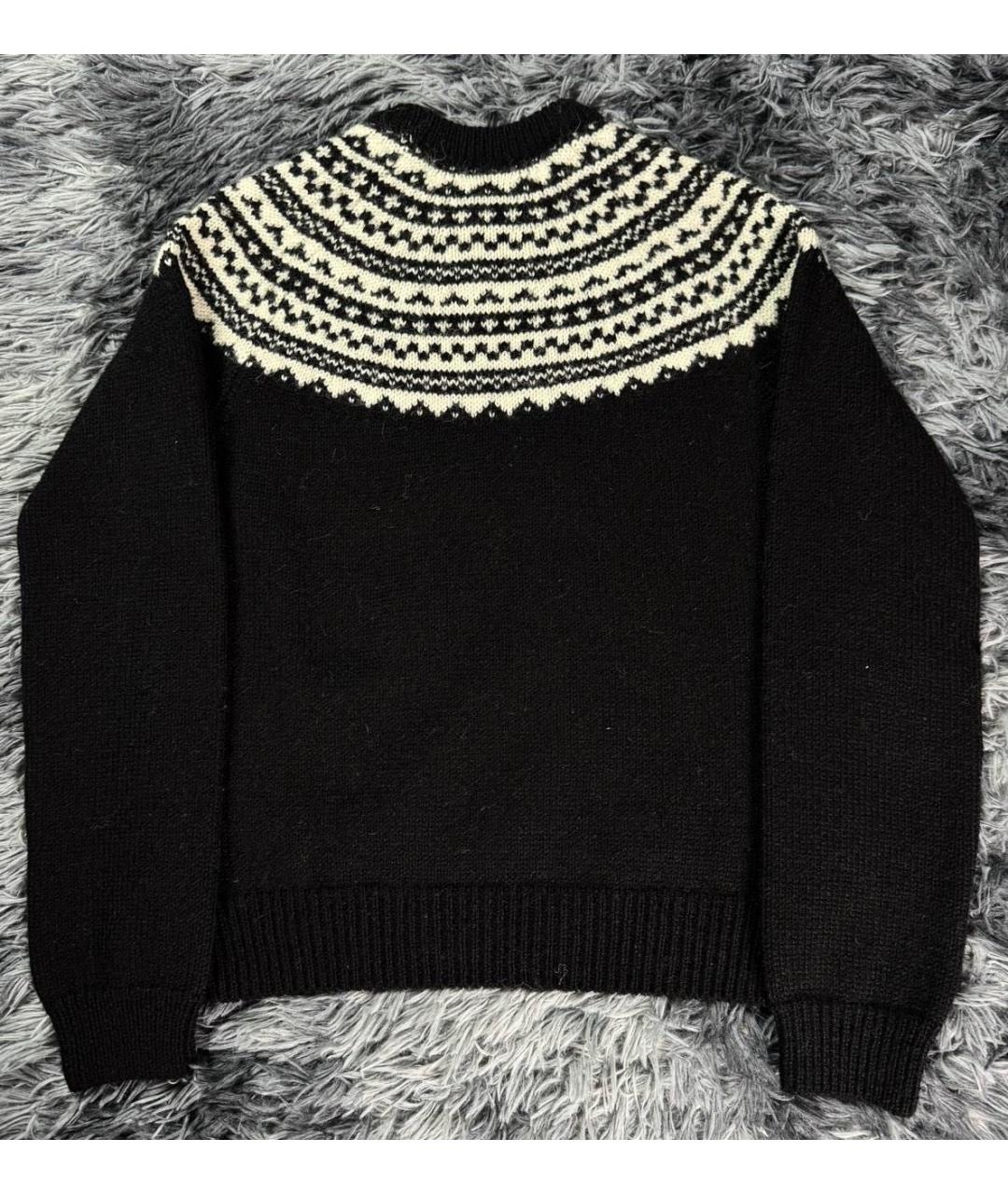 SAINT LAURENT Черный шерстяной джемпер / свитер, фото 3