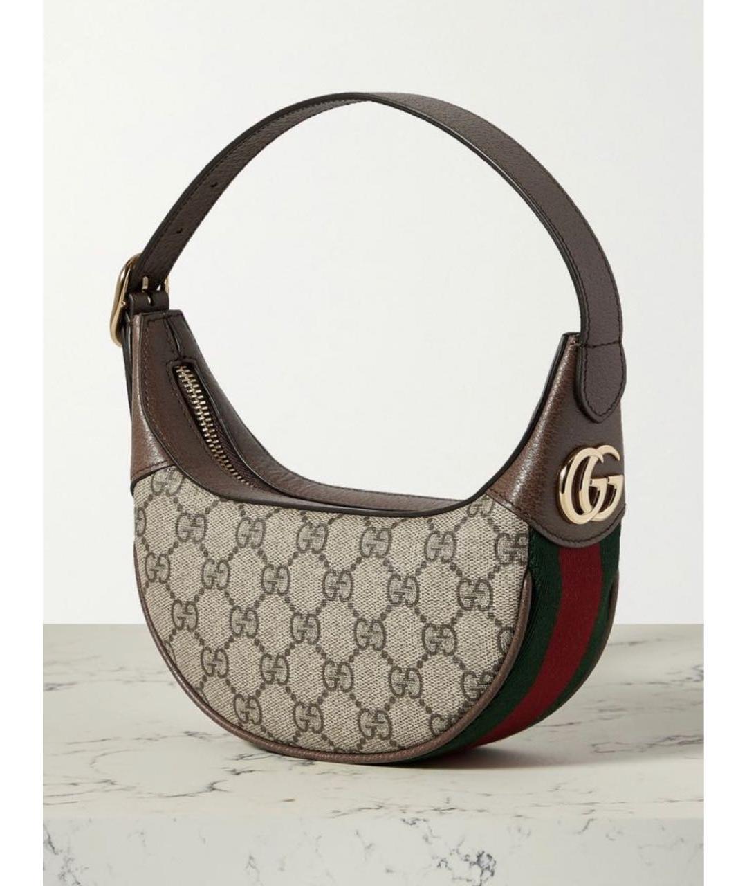 GUCCI Коричневая сумка через плечо, фото 3