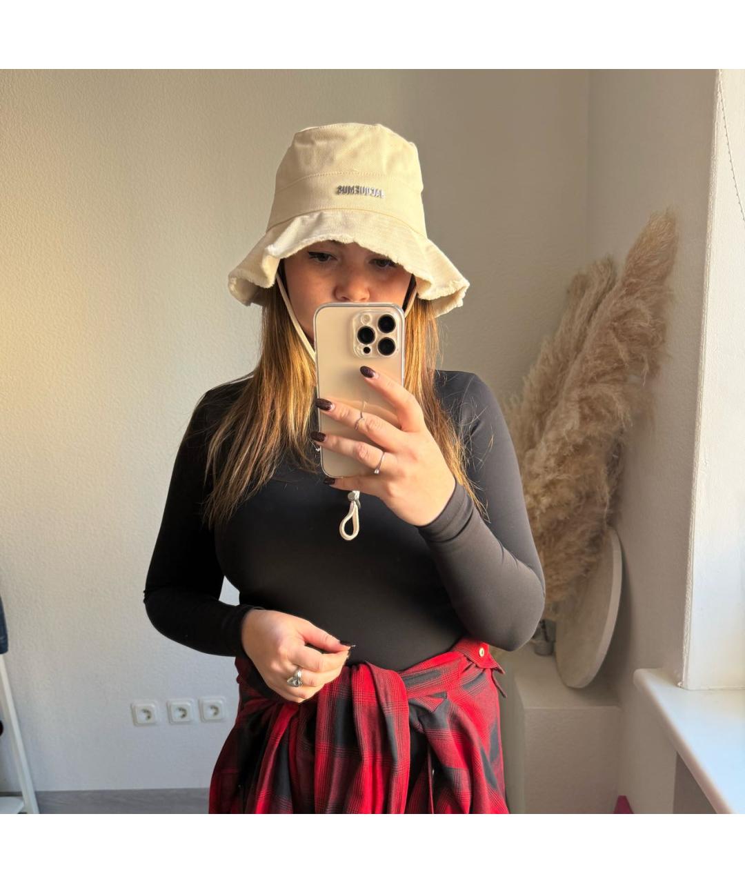 JACQUEMUS Бежевая хлопковая панама, фото 2