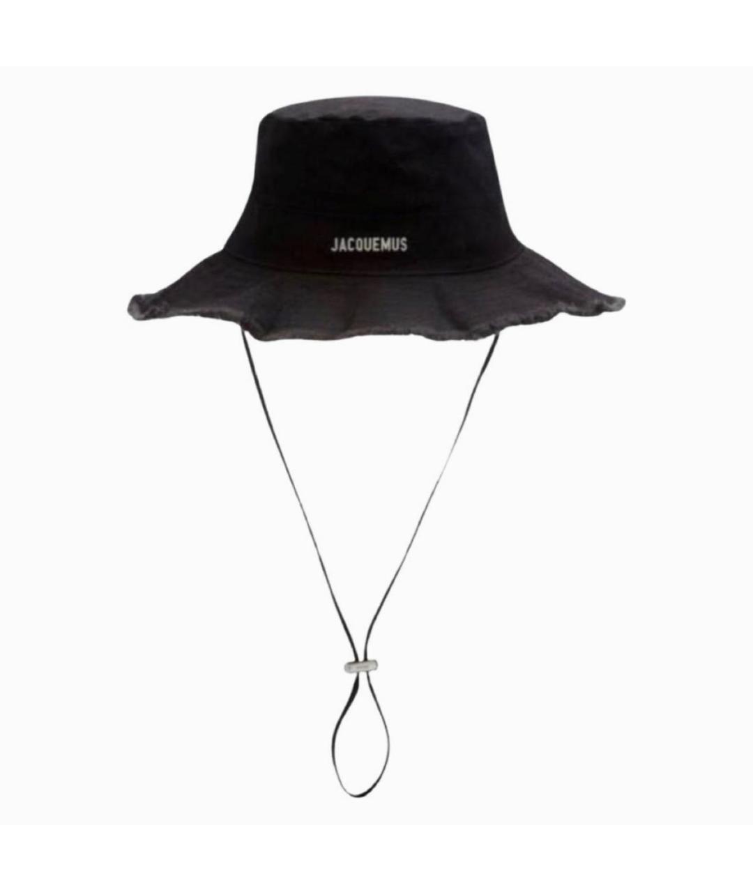 JACQUEMUS Черная хлопковая панама, фото 7