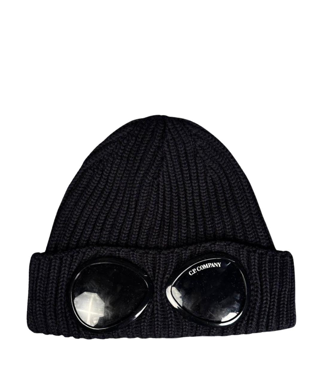 CP COMPANY Черная шерстяная шапка, фото 1