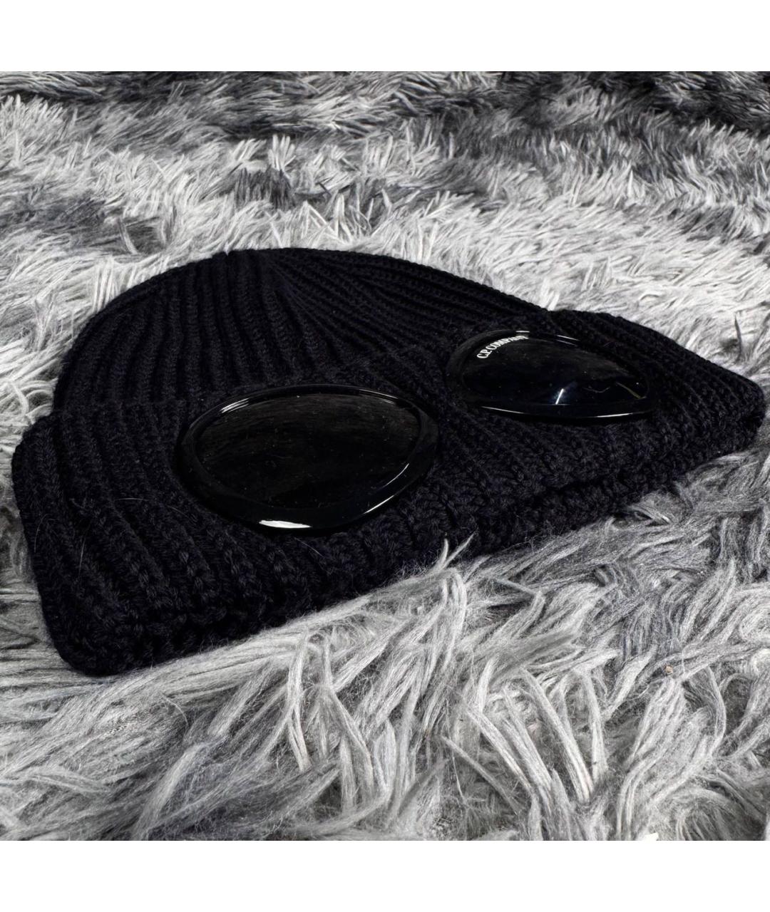 CP COMPANY Черная шерстяная шапка, фото 3