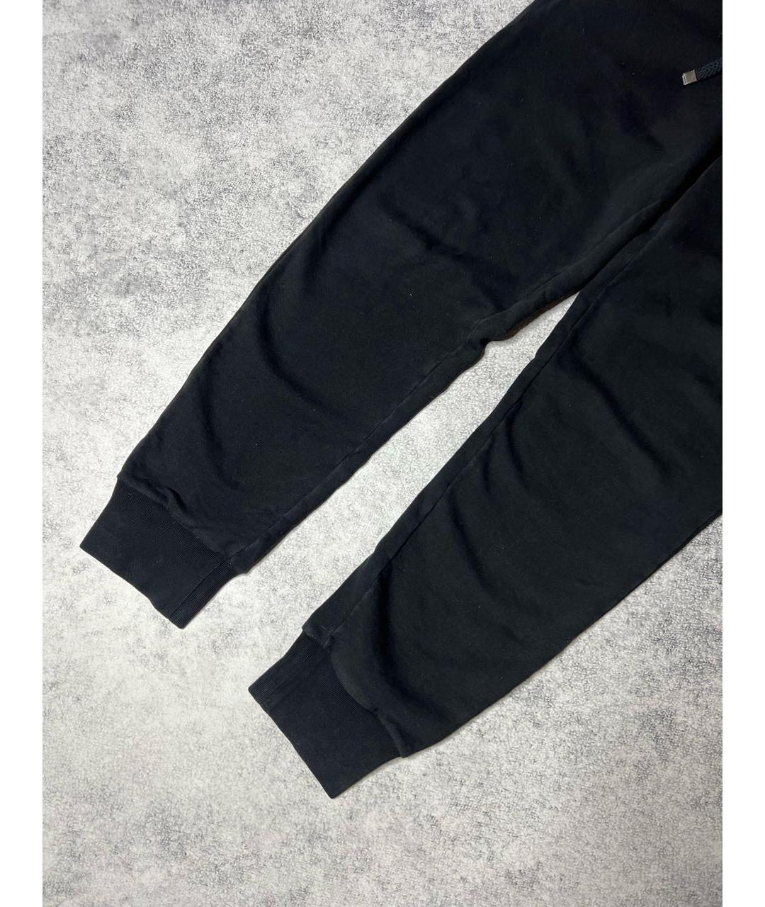 DOLCE&GABBANA Черные хлопко-эластановые повседневные брюки, фото 3