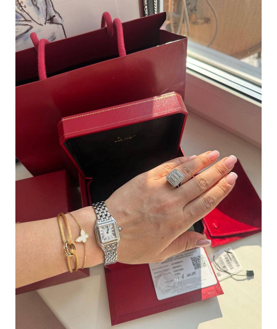 CARTIER Серебряные металлические часы, фото 6