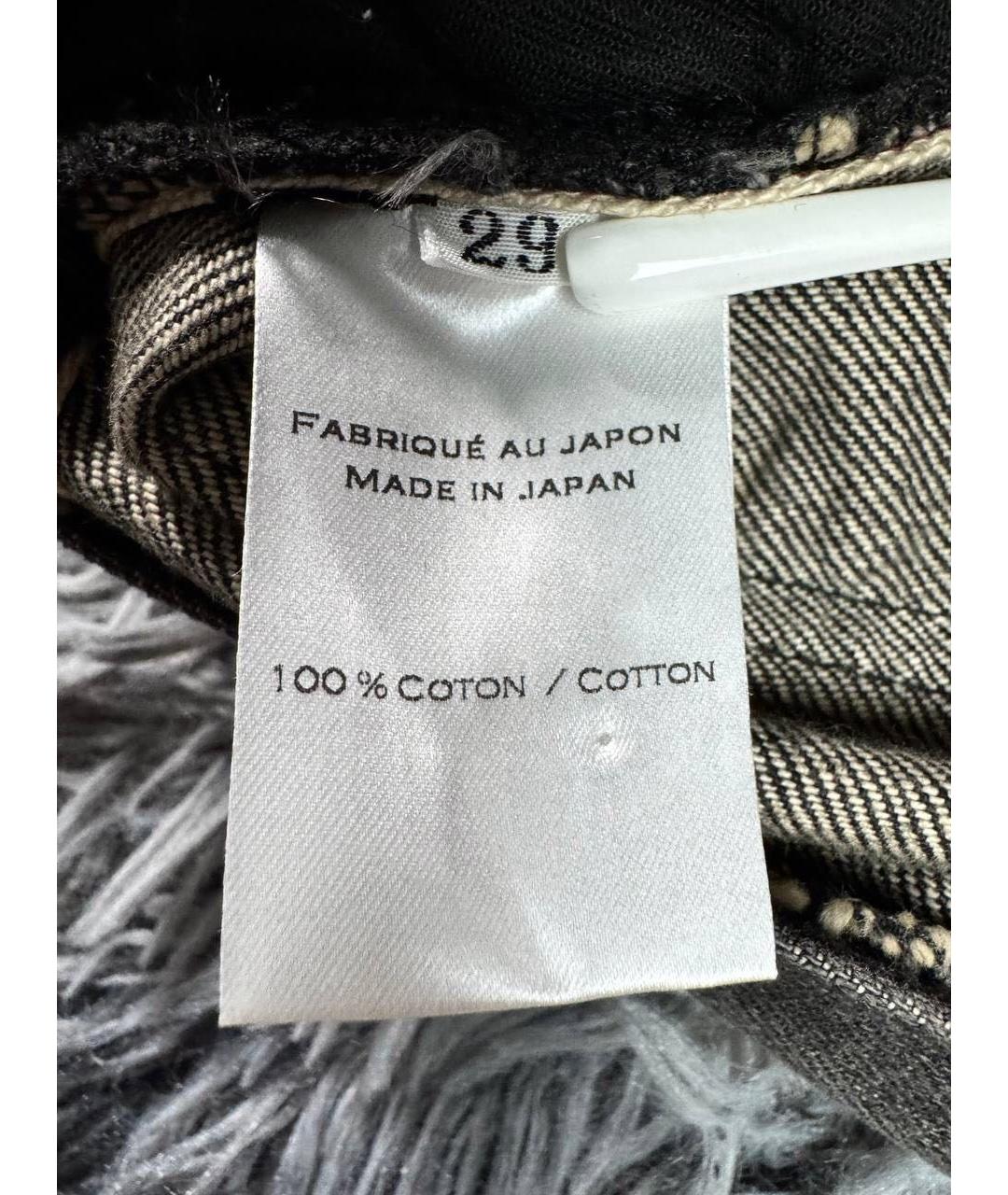 BALMAIN Антрацитовые хлопковые джинсы скинни, фото 5