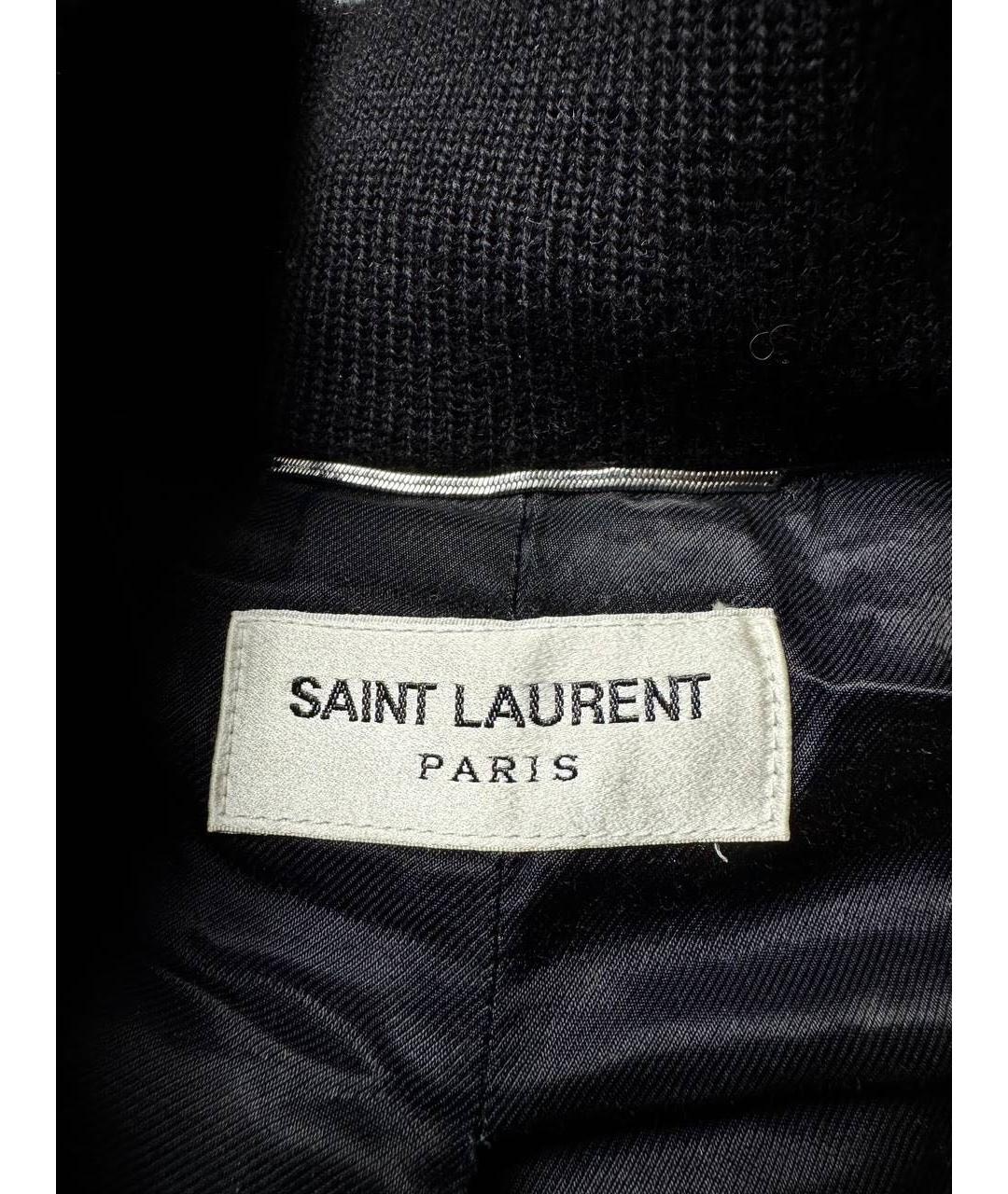 SAINT LAURENT Золотая кожаная куртка, фото 6