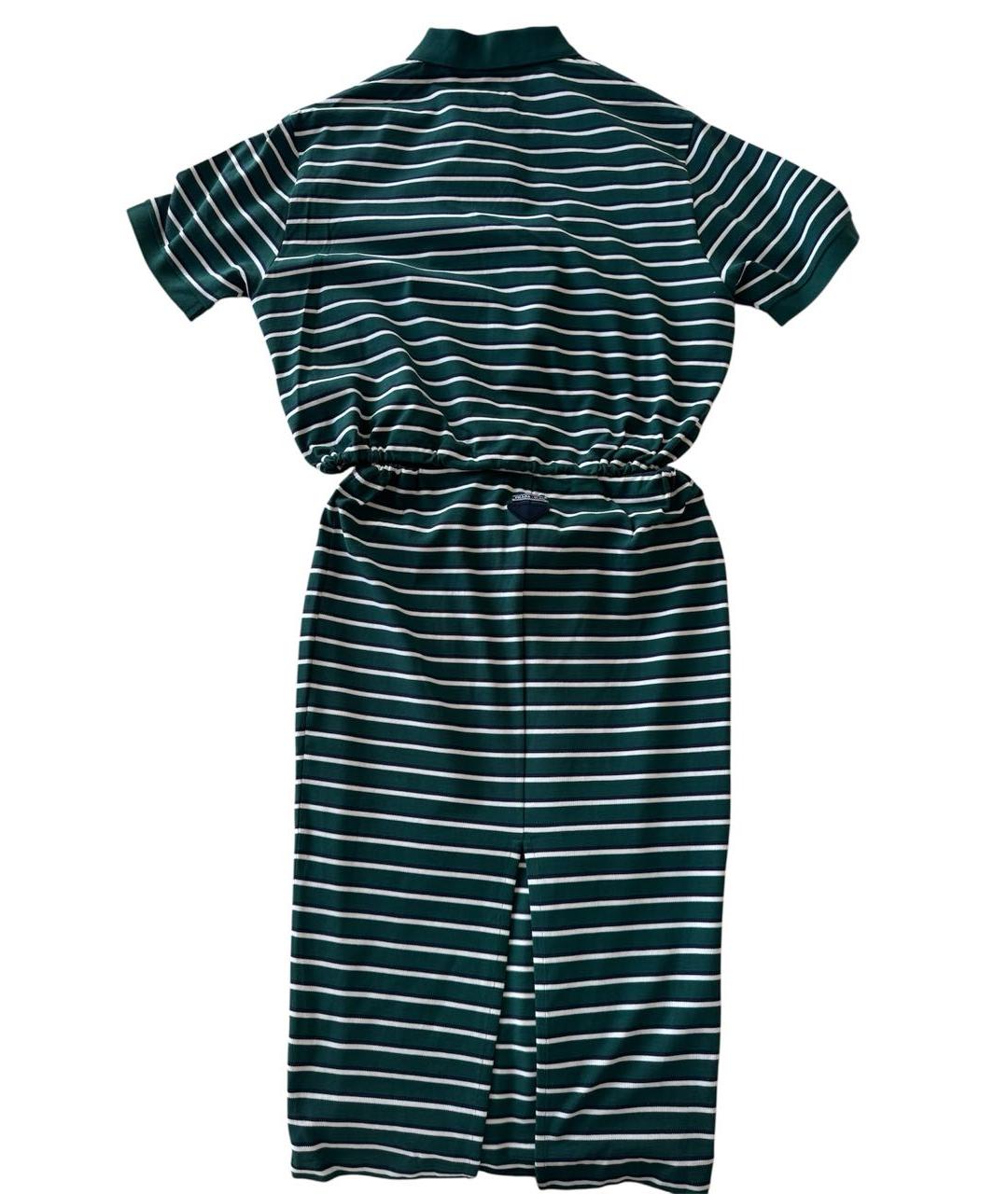 PRADA Зеленый хлопковый костюм с юбками, фото 6