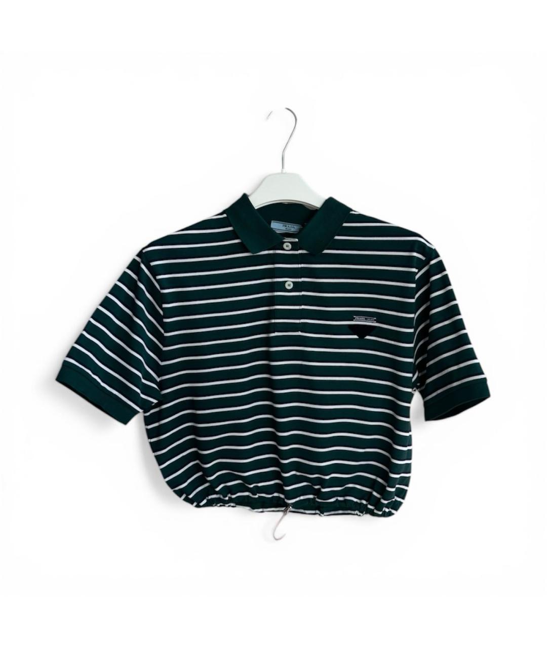 PRADA Зеленый хлопковый костюм с юбками, фото 2