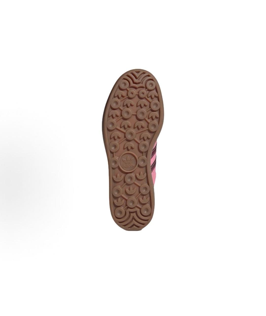 ADIDAS Розовые замшевые кроссовки, фото 4