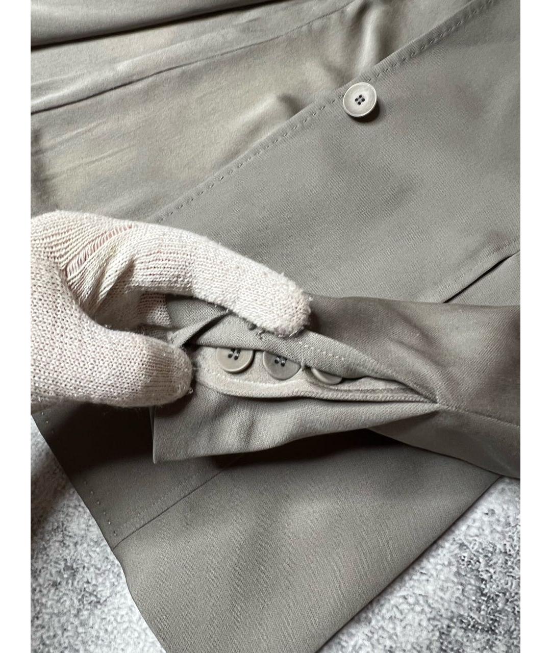 HELMUT LANG Серый шерстяной жакет/пиджак, фото 6