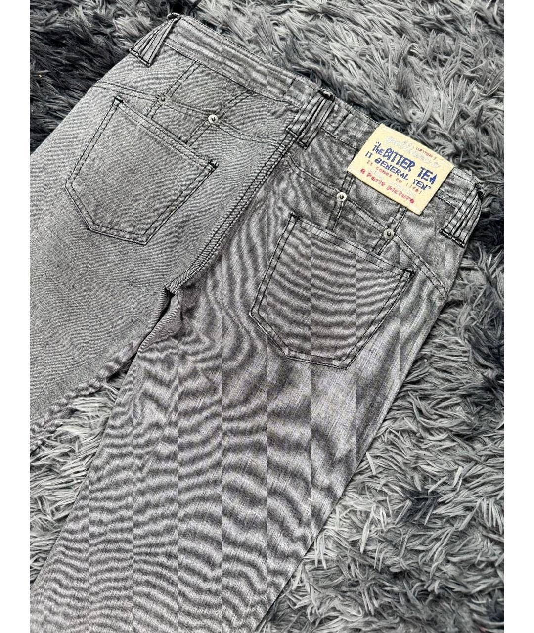 JOHN GALLIANO Серые хлопковые джинсы скинни, фото 2