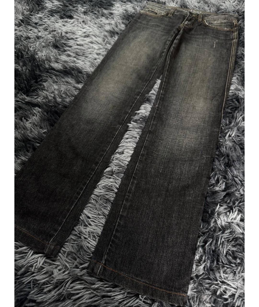 DOLCE&GABBANA Антрацитовые хлопковые джинсы скинни, фото 8