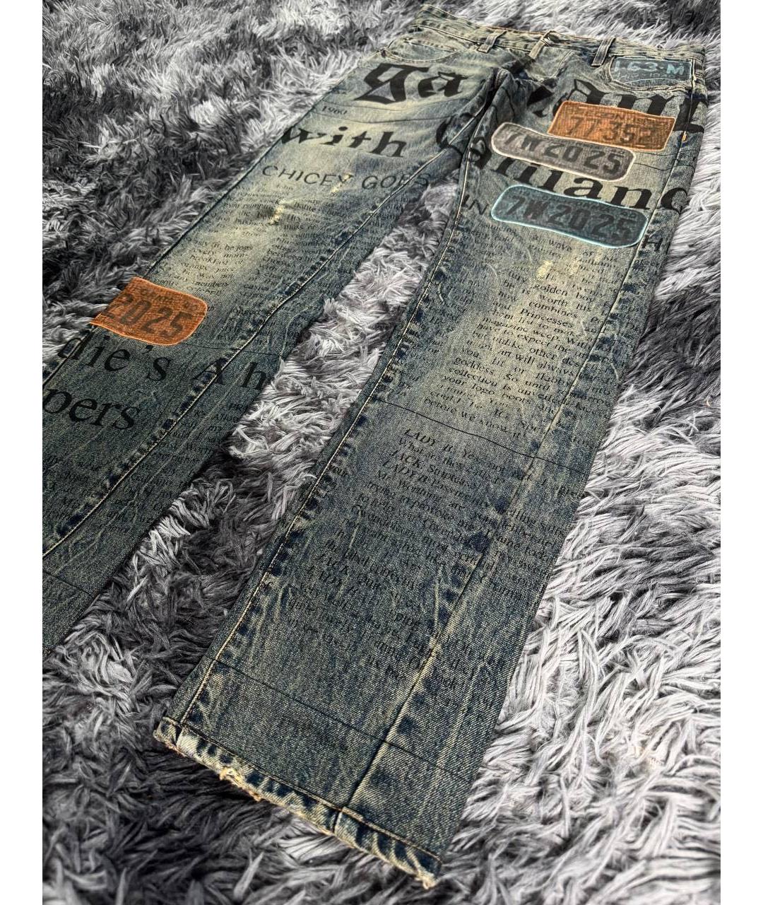 JOHN GALLIANO Синие хлопковые джинсы скинни, фото 7