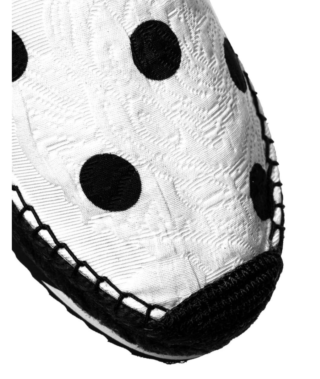 DOLCE&GABBANA Белые текстильные эспадрильи, фото 3